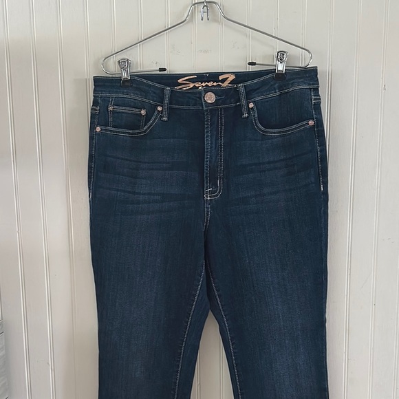 Seven7 Dark Blue Jeans sz 10 - Picture 5 of 17